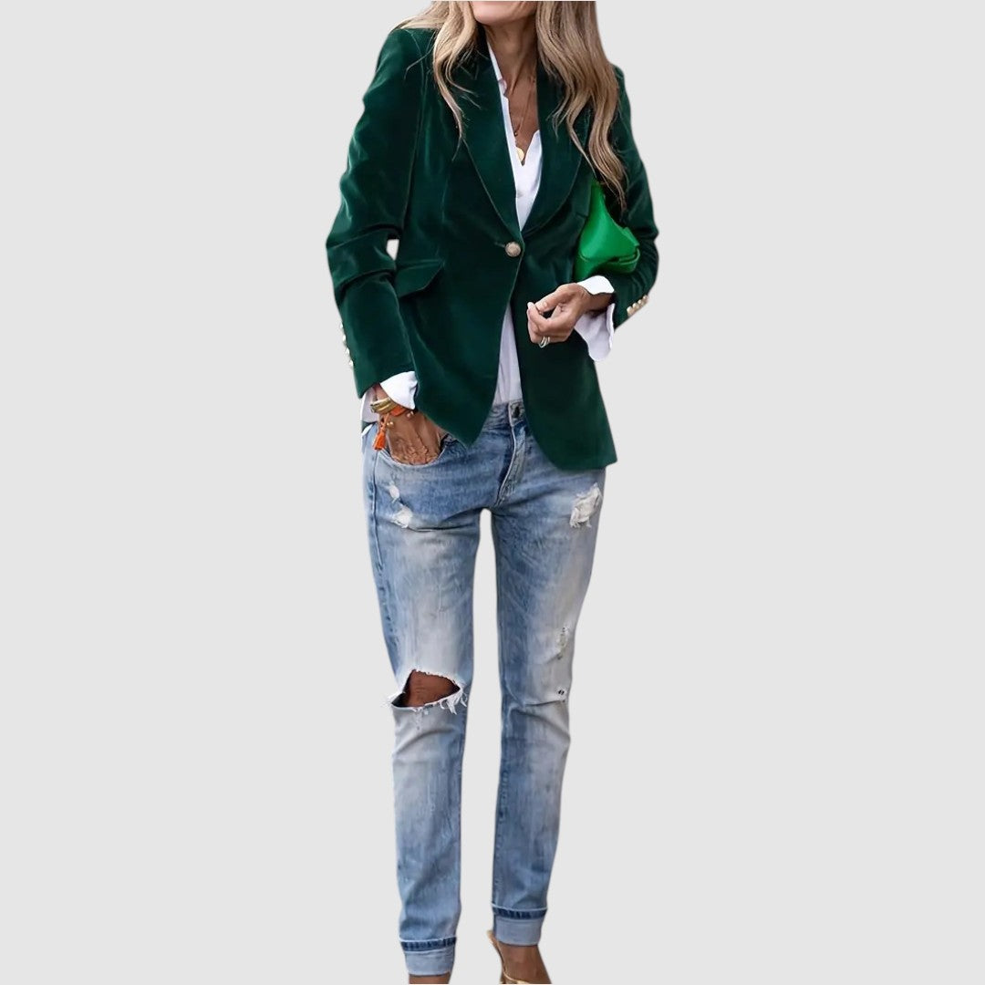 Natálie - Elegantní sametová bunda