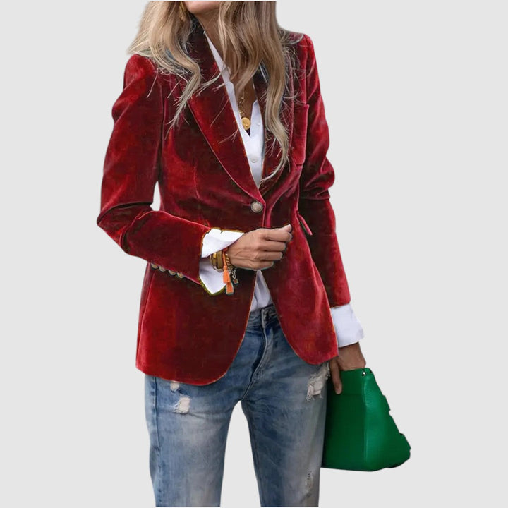 Natálie - Elegantní sametová bunda