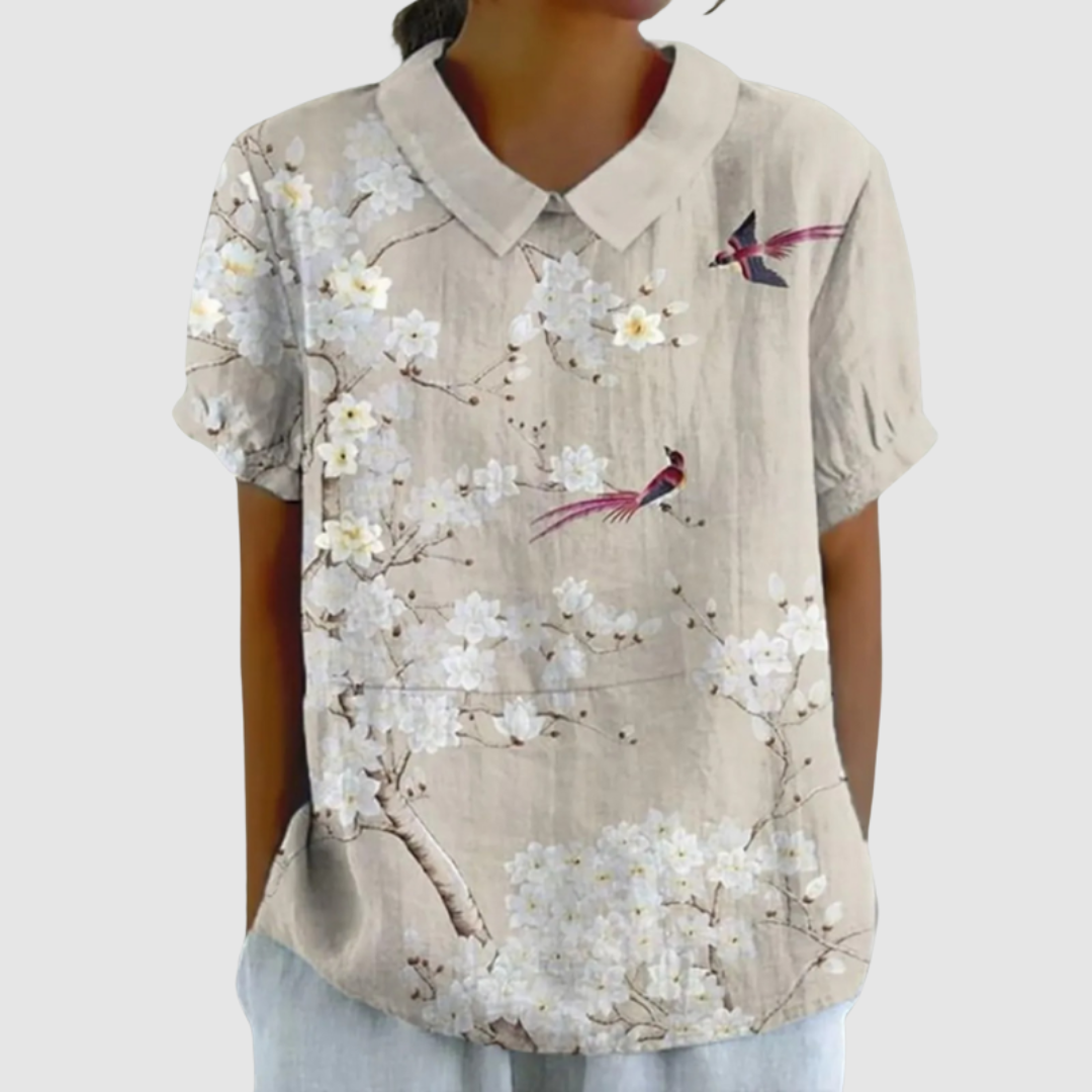 Alžběta - Vintage květinová halenka