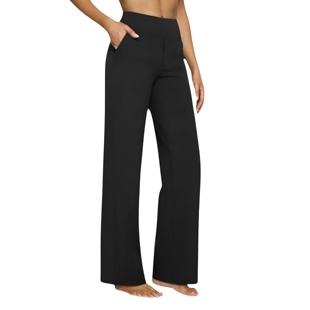 EZORA - Elegantní kalhoty z měkkého žerzeje