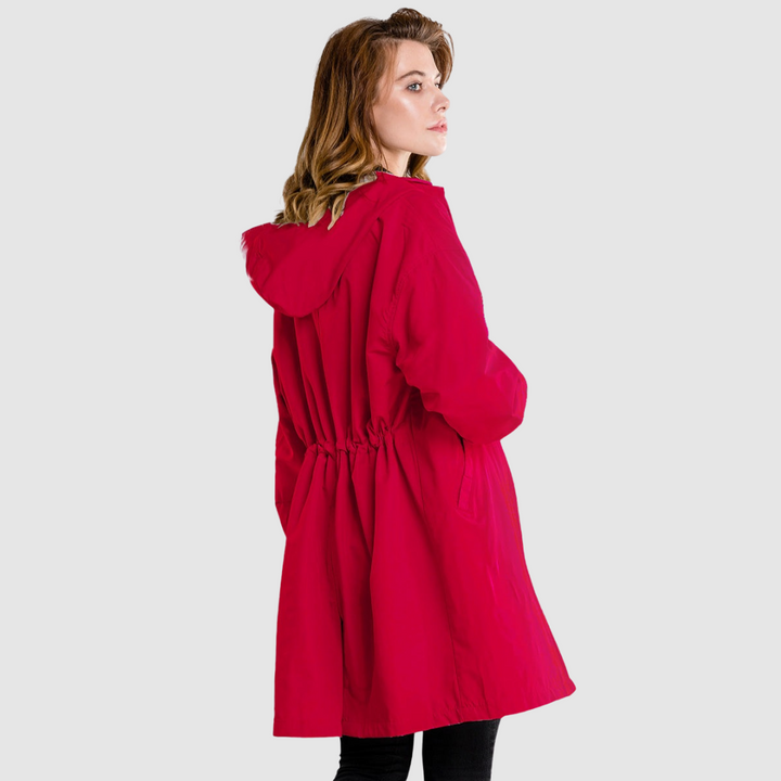 Magdaléna - Kabát s kapucí, oversized