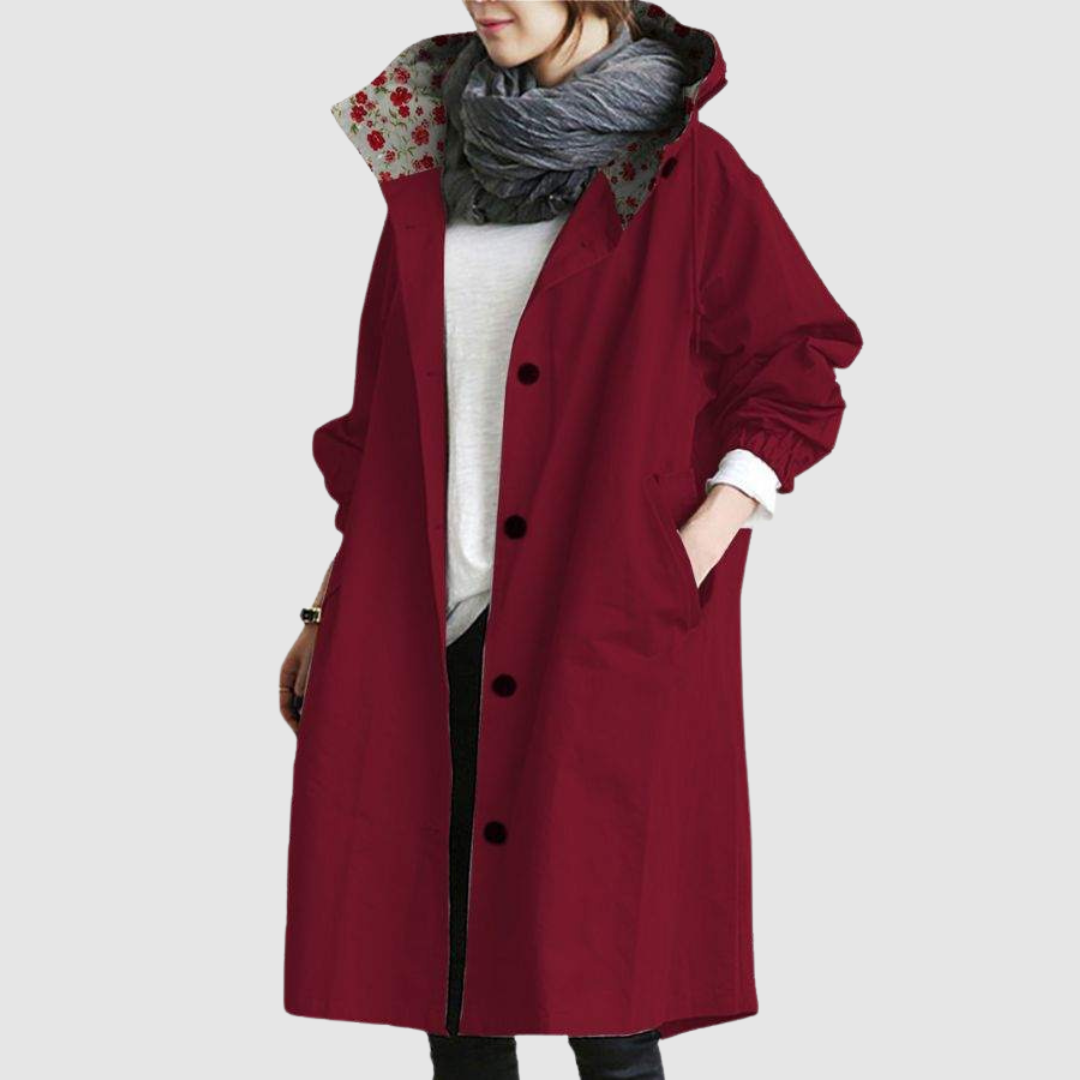 Magdaléna - Kabát s kapucí, oversized