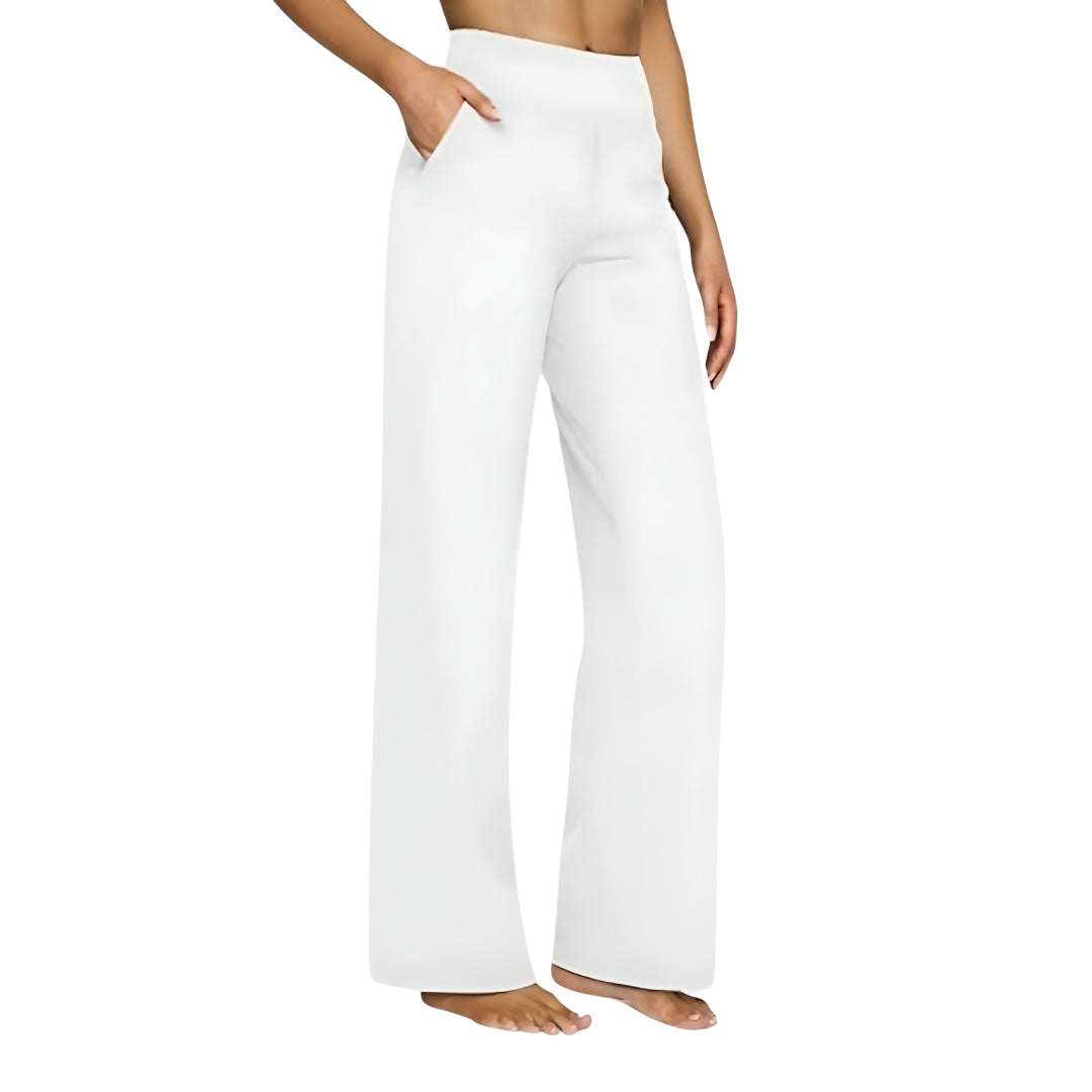 EZORA - Elegantní kalhoty z měkkého žerzeje