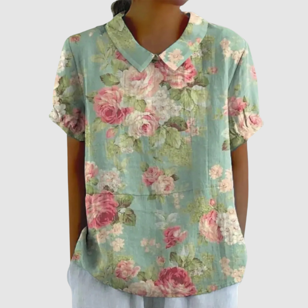 Alžběta - Vintage květinová halenka