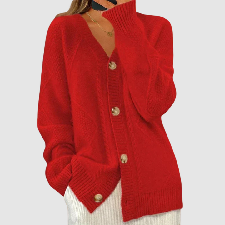 Alžběta - Svetřík s kabelovým pletením