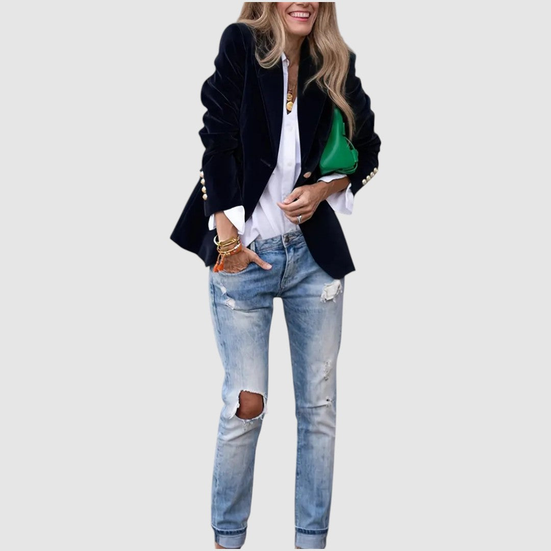 Natálie - Elegantní sametová bunda