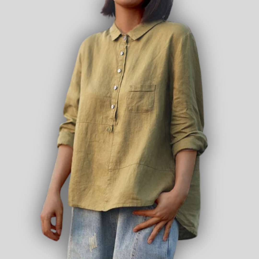 Karolína - lněná halenka