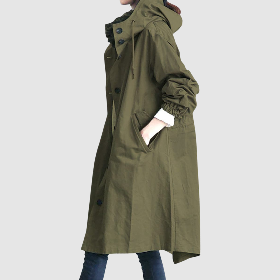 Magdaléna - Kabát s kapucí, oversized