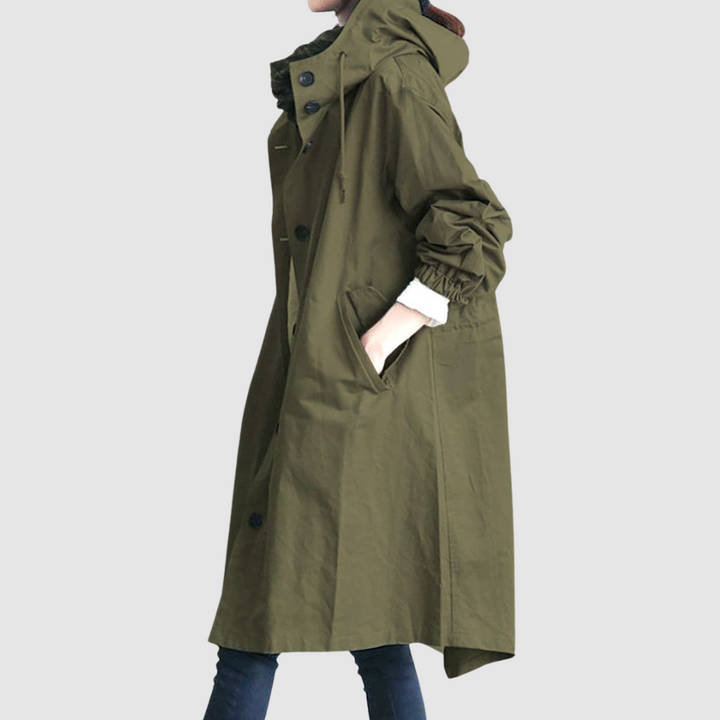 Magdaléna - Kabát s kapucí, oversized