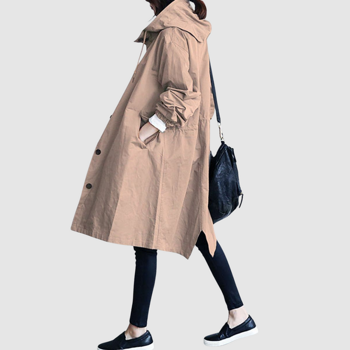 Magdaléna - Kabát s kapucí, oversized