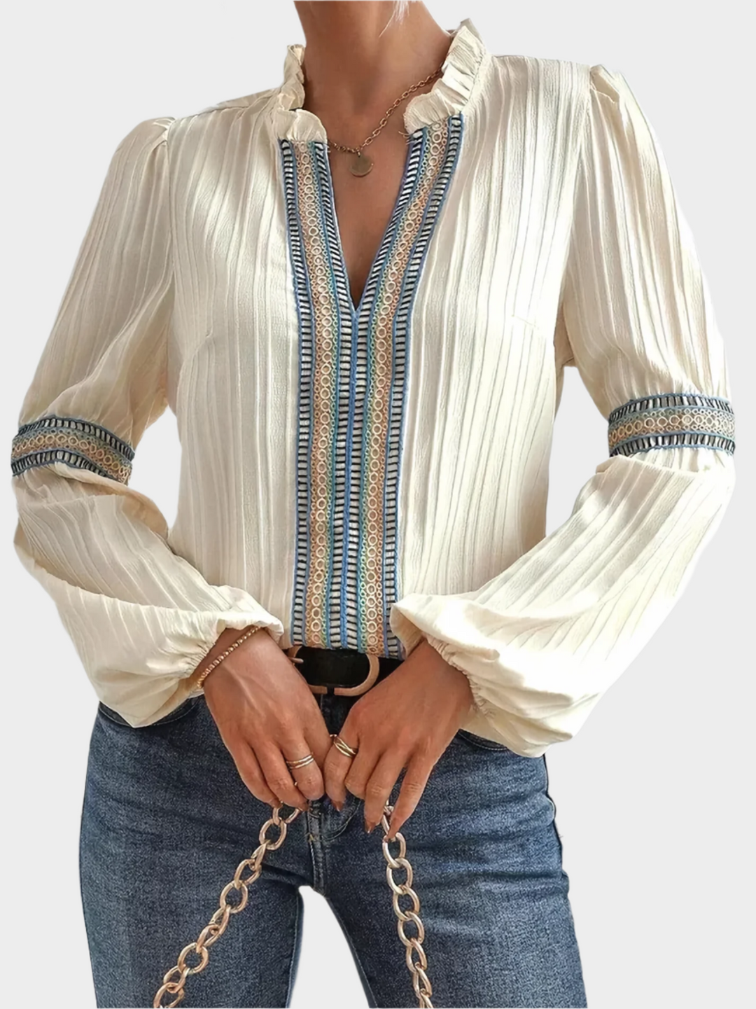 Amálie - Halenka s V-Výstřihem