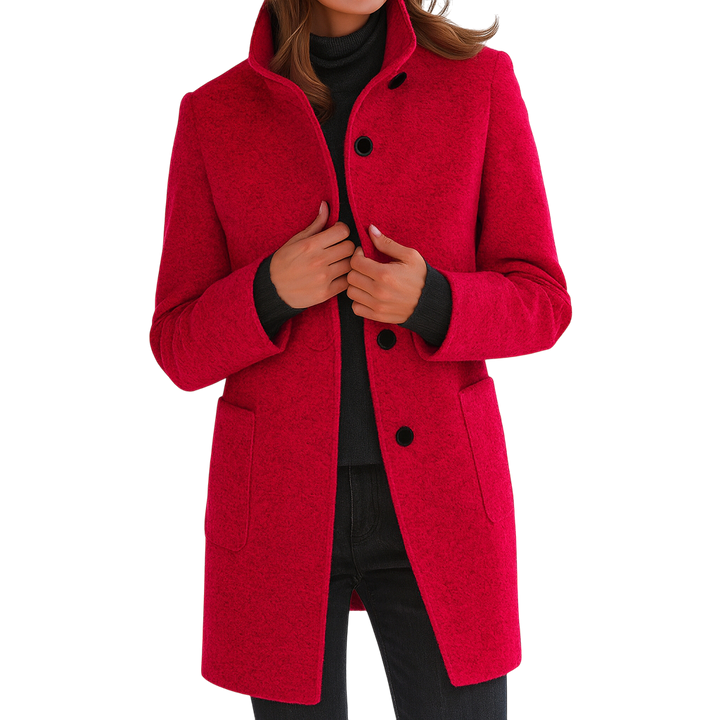 EZORA – Dámský kabát s vysokým límcem