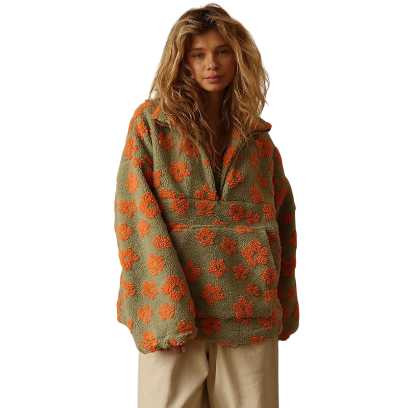 EZORA – Boho fleecová mikina