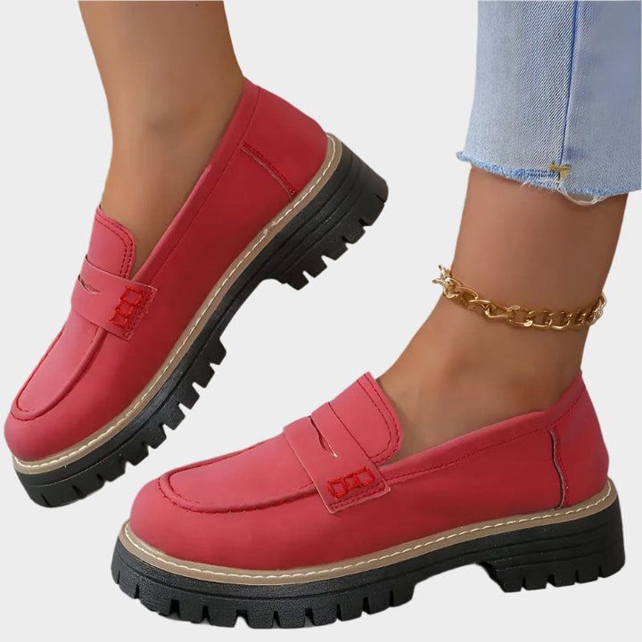 Alžběta - Mokasíny s tlustou podrážkou