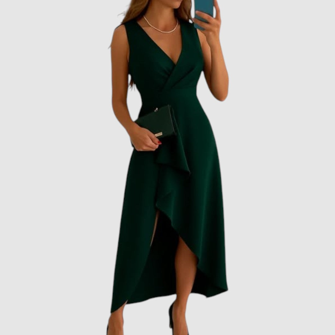 Valerie - Elegantní zavinovací šaty s výstřihem do V