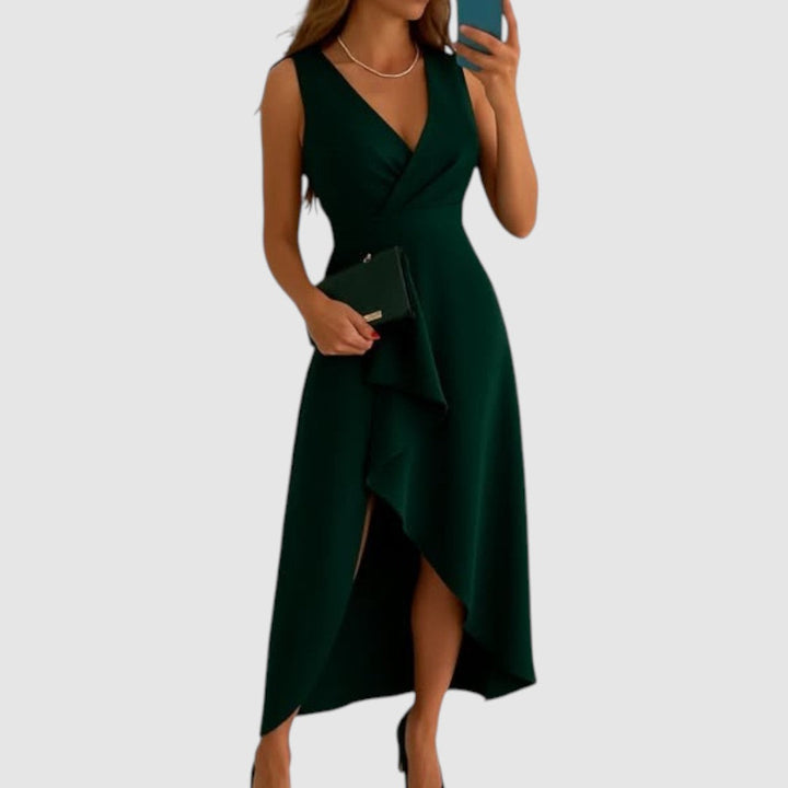 Valerie - Elegantní zavinovací šaty s výstřihem do V