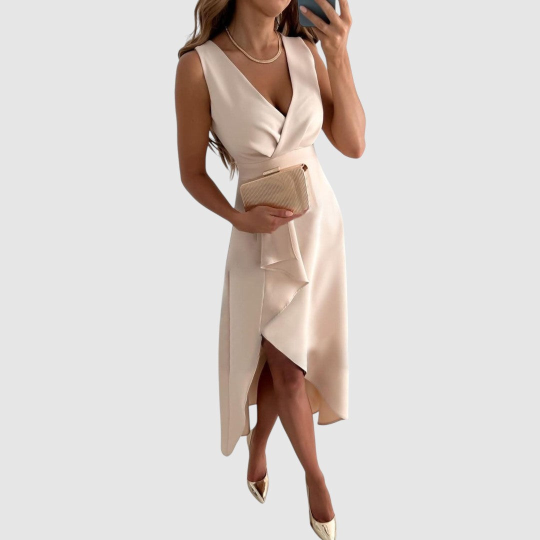 Valerie - Elegantní zavinovací šaty s výstřihem do V