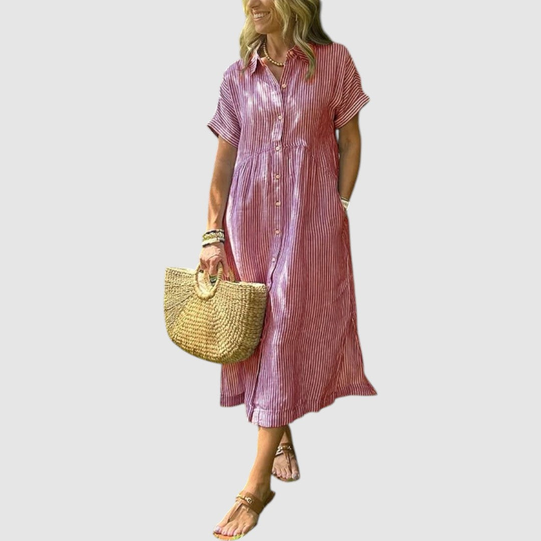 Kateřina - Pruhovaná košile s knoflíky