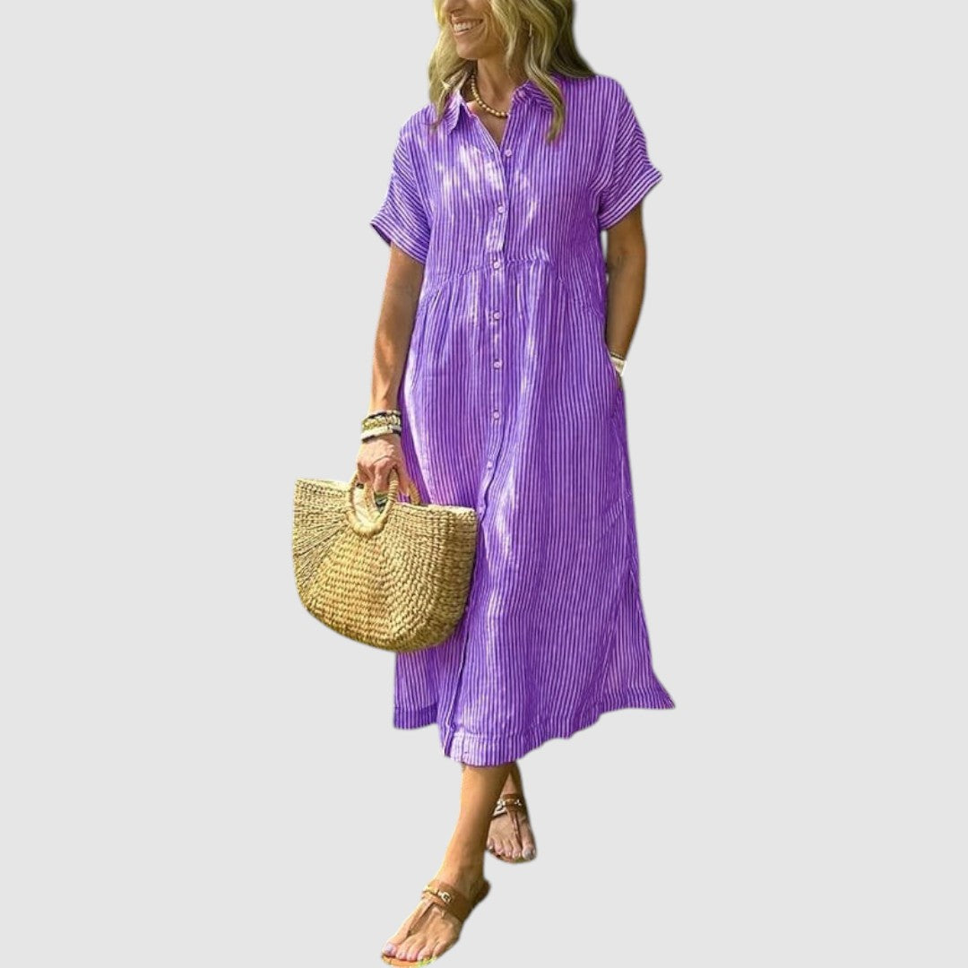 Kateřina - Pruhovaná košile s knoflíky