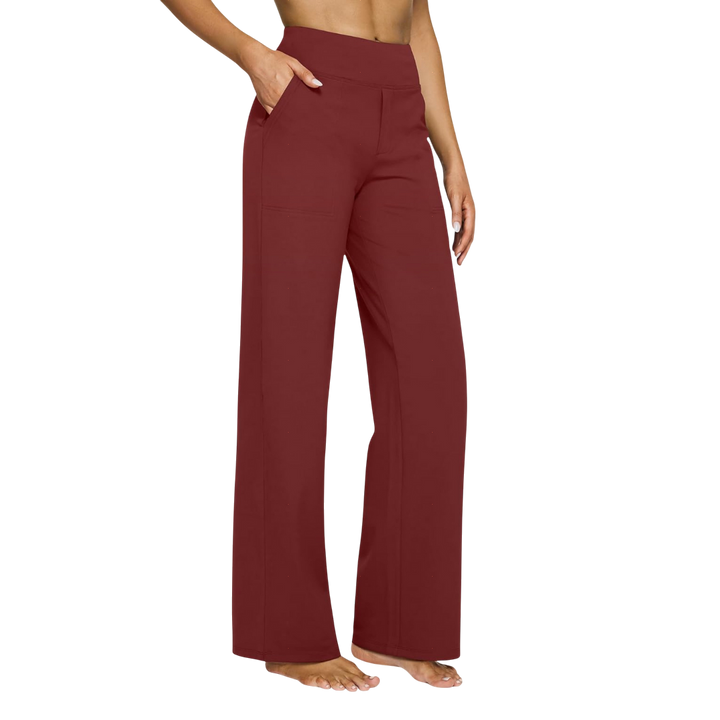 EZORA - Elegantní kalhoty z měkkého žerzeje