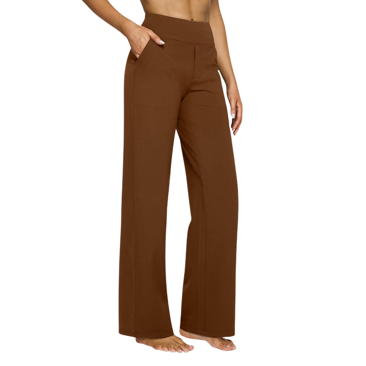 EZORA - Elegantní kalhoty z měkkého žerzeje