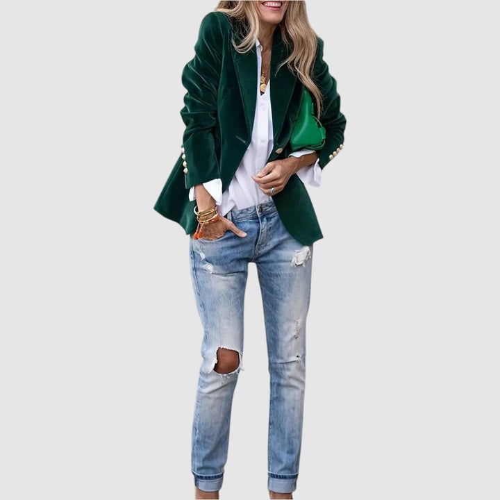 Natálie - Elegantní sametová bunda