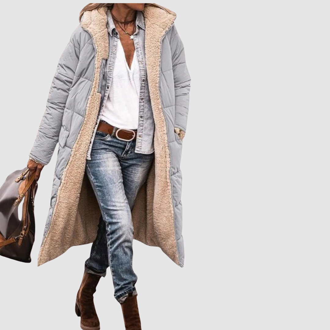 Laura - Zimní kabát s oboustranným střihem