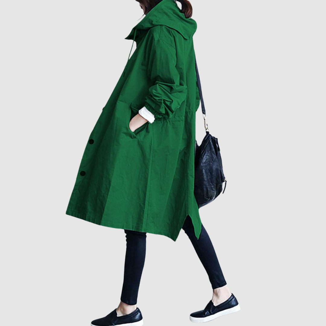 Magdaléna - Kabát s kapucí, oversized