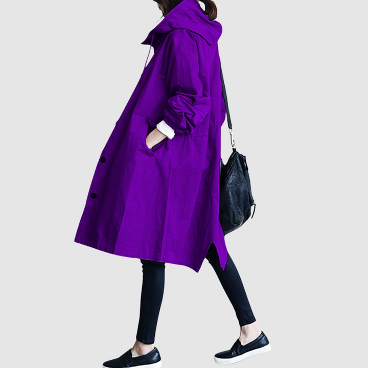 Magdaléna - Kabát s kapucí, oversized