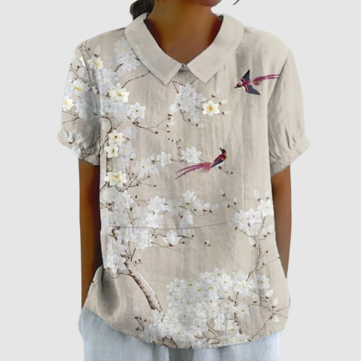 Alžběta - Vintage květinová halenka