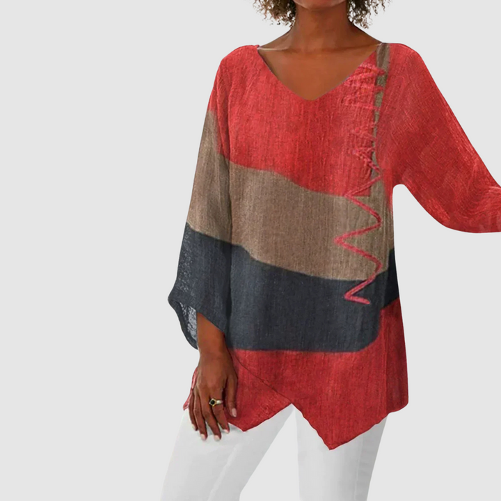 Lucie - Svetr s výstřihem do V