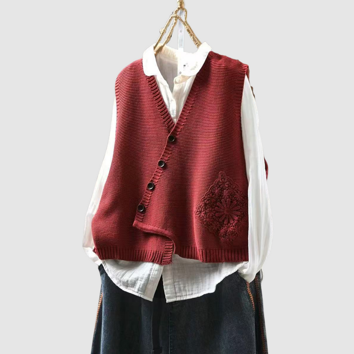 Štěpánka - Pletená Vesta