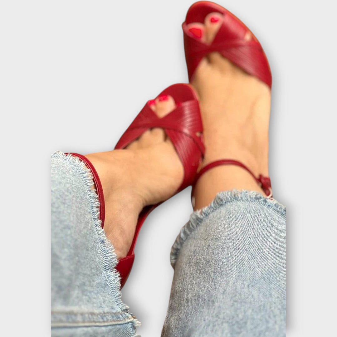 Sára - Sandal s jehlovým podpatkem