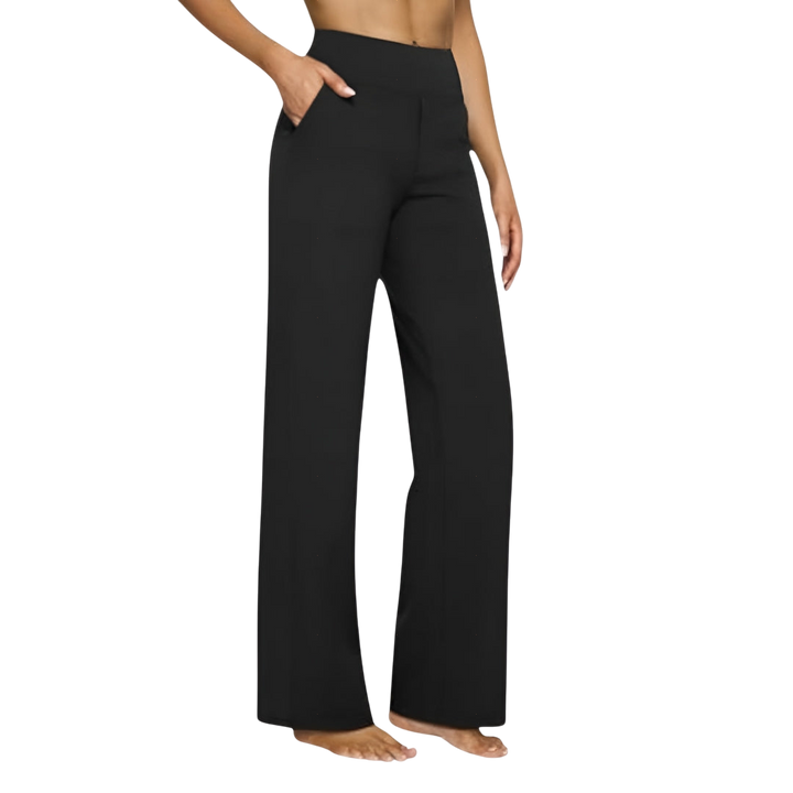 EZORA - Elegantní kalhoty z měkkého žerzeje