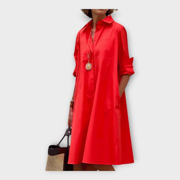 Elegantní polo šaty z prémiového materiálu