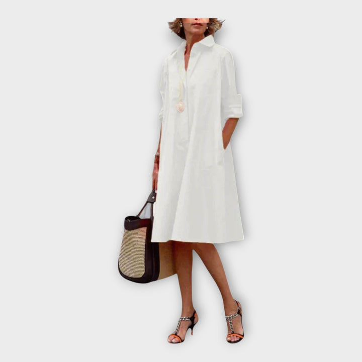 Elegantní polo šaty z prémiového materiálu