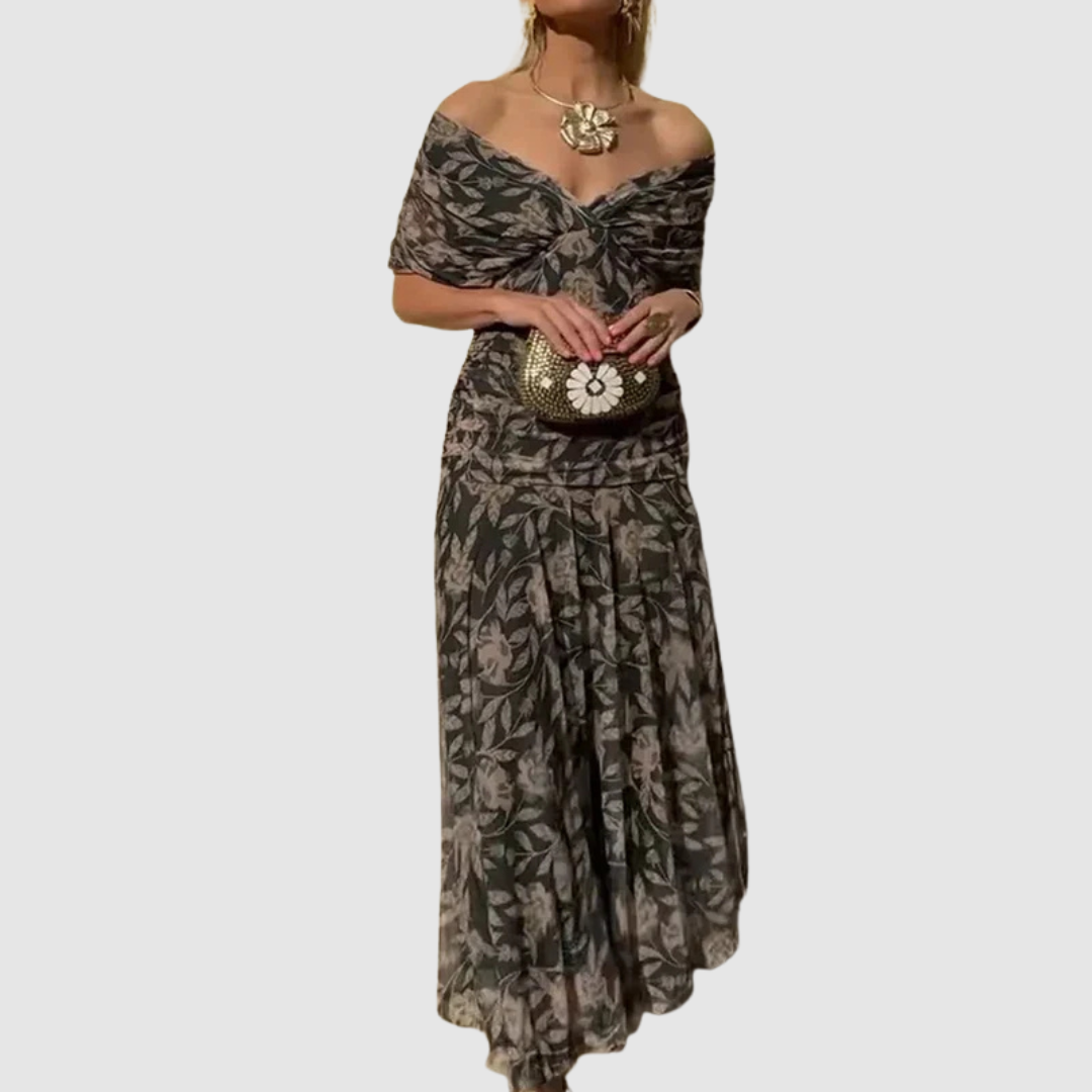 Lucie - Elegantní šaty s výstřihem do V