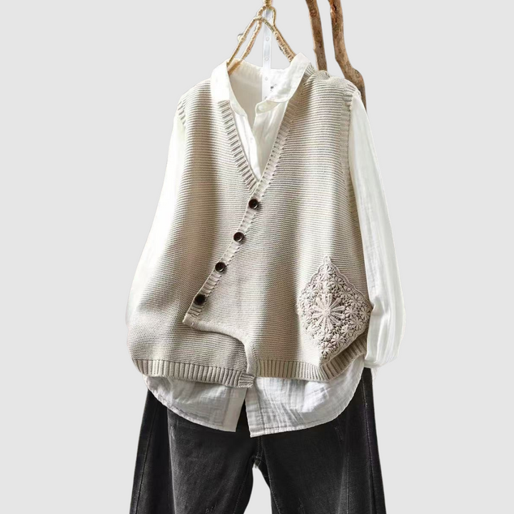 Štěpánka - Pletená Vesta