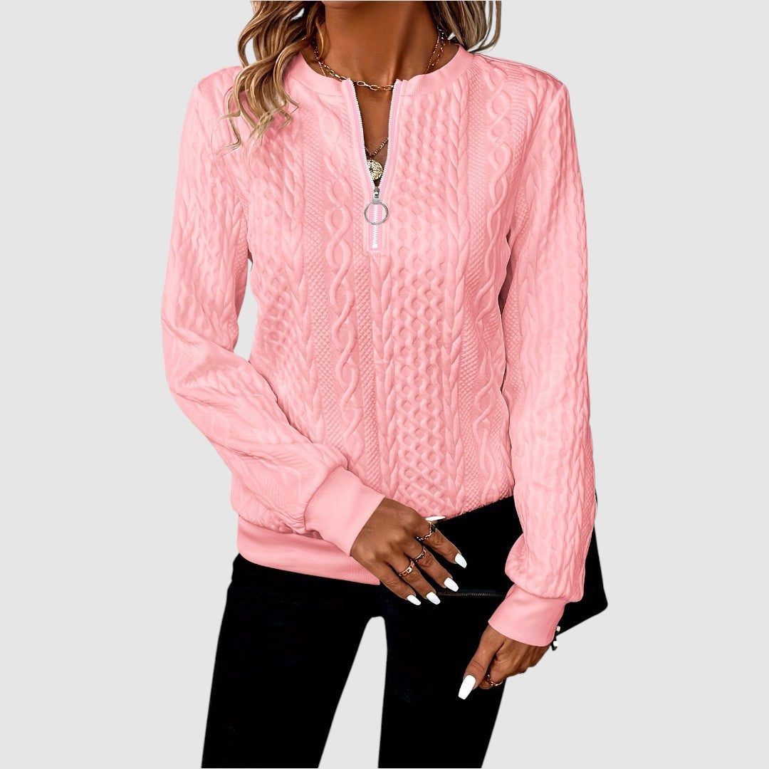 Rozárie - Stylový pletený svetr