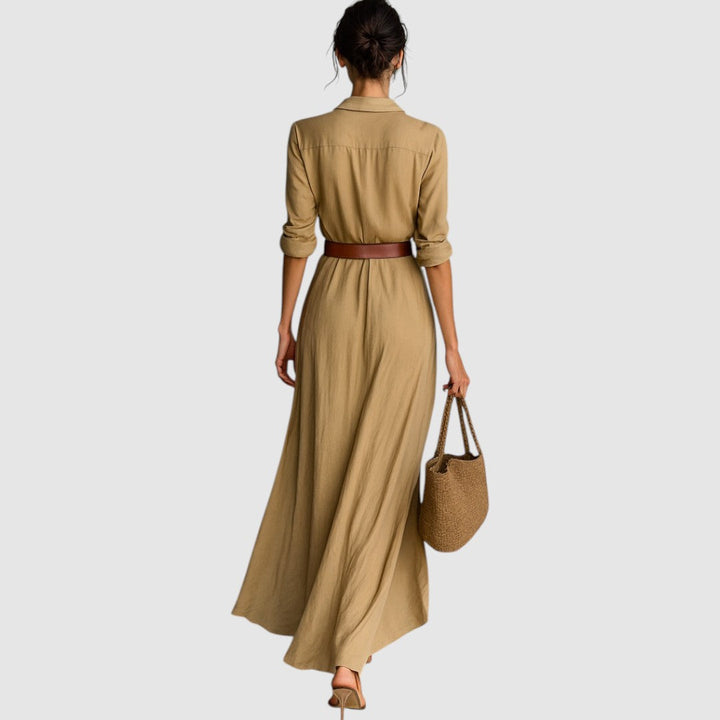 Josefína - Maxi zavinovací šaty