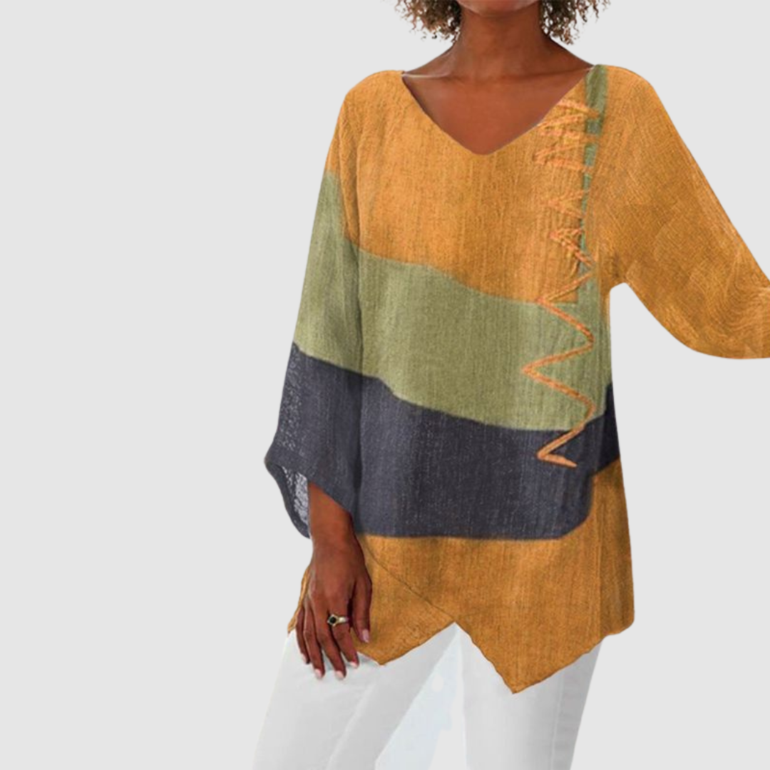 Lucie - Svetr s výstřihem do V