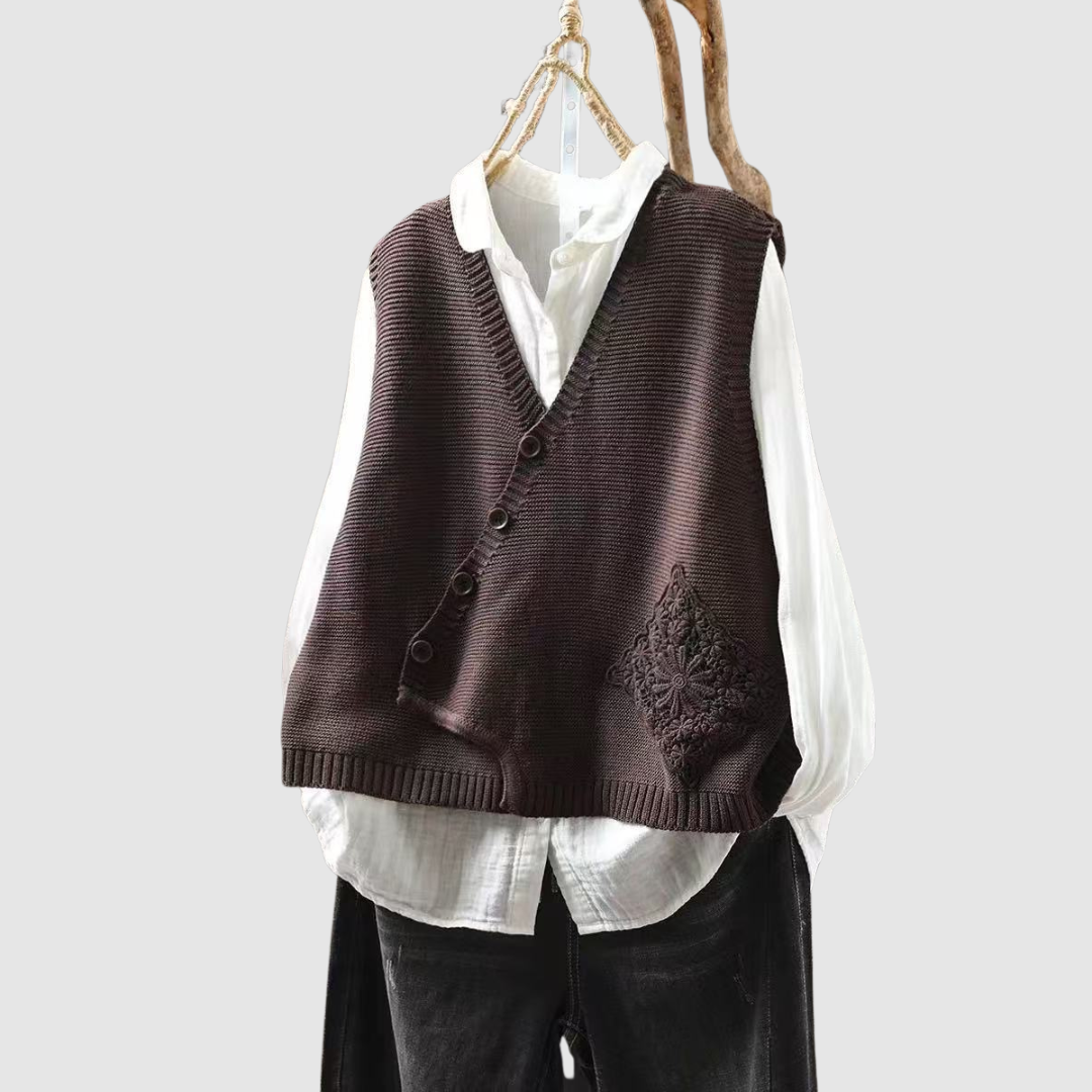 Štěpánka - Pletená Vesta