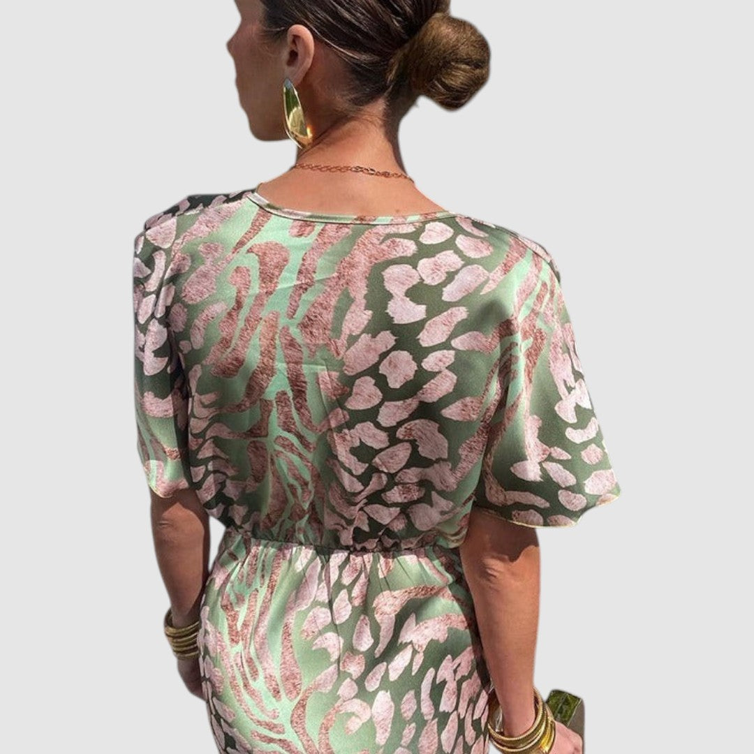 Elena - Sofistikované hedvábné šaty