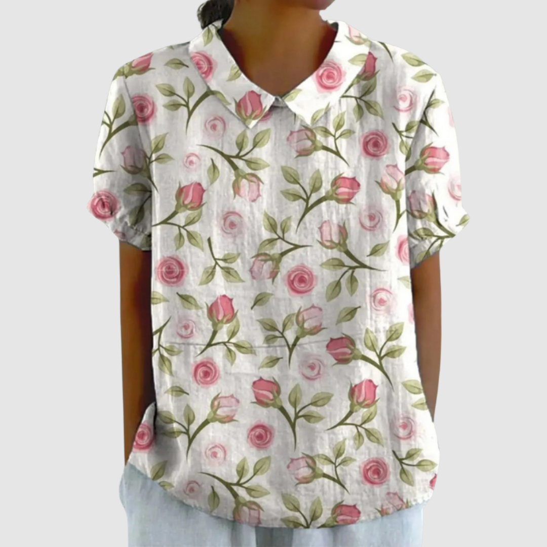 Alžběta - Vintage květinová halenka