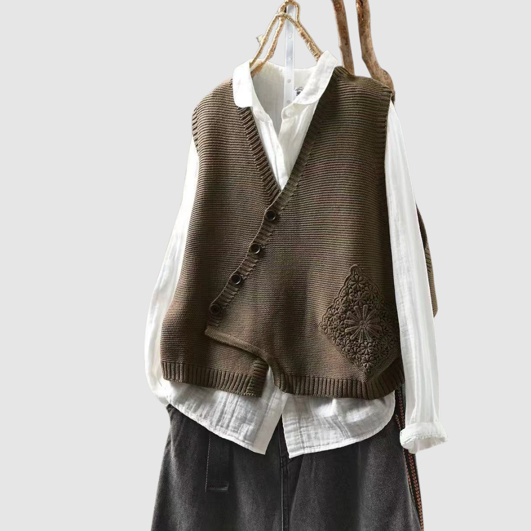 Štěpánka - Pletená Vesta