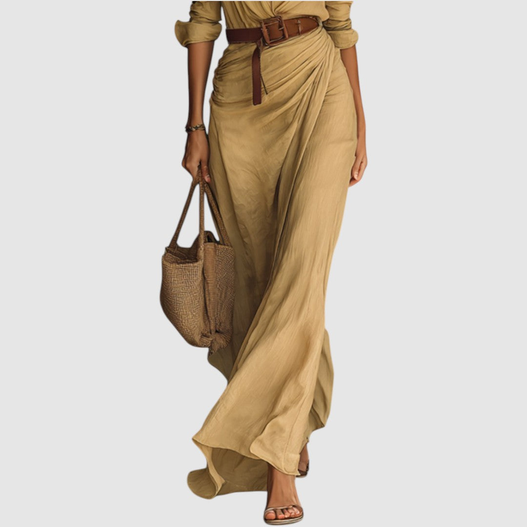 Josefína - Maxi zavinovací šaty