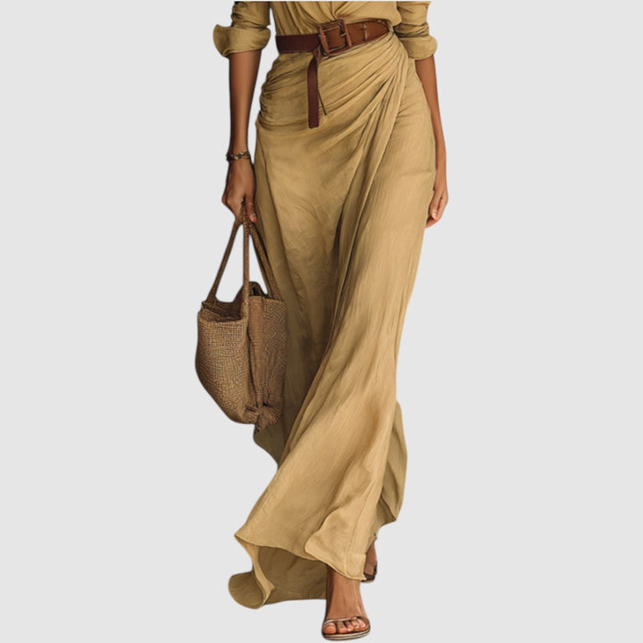 Josefína - Maxi zavinovací šaty