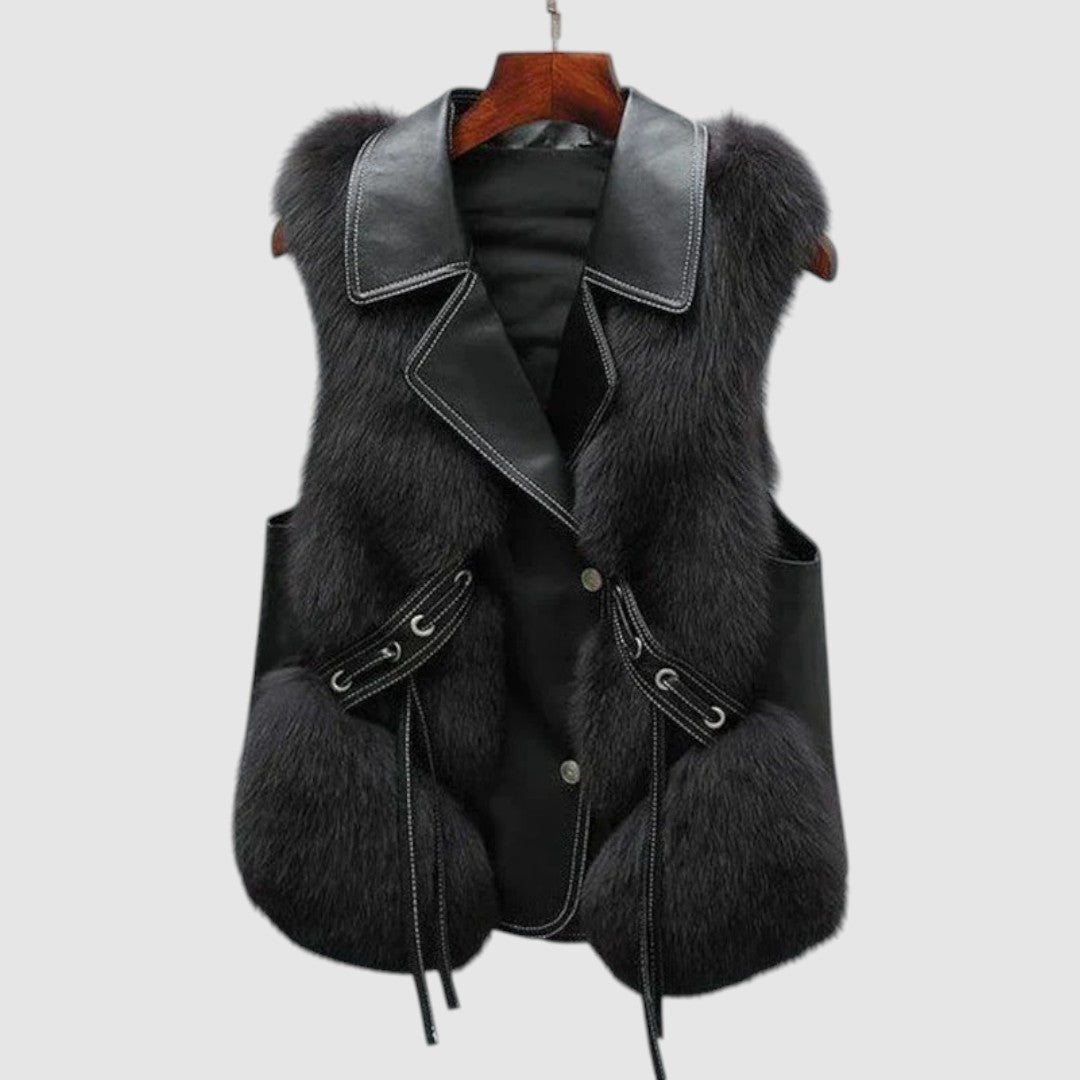 Nela - kožešinová vesta