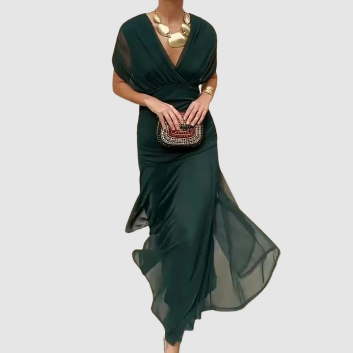 Lucie - Elegantní šaty s výstřihem do V