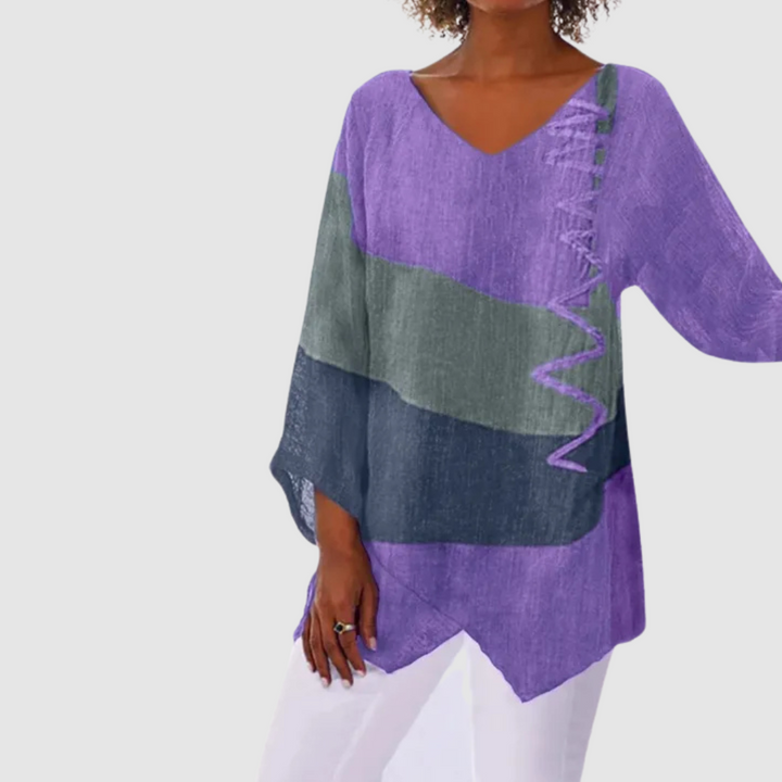 Lucie - Svetr s výstřihem do V